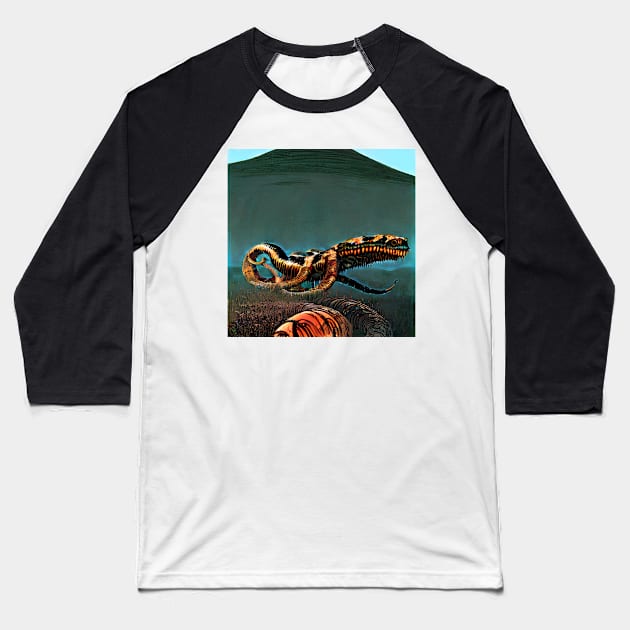 Tiger Land-Leech Baseball T-Shirt by Phinigin